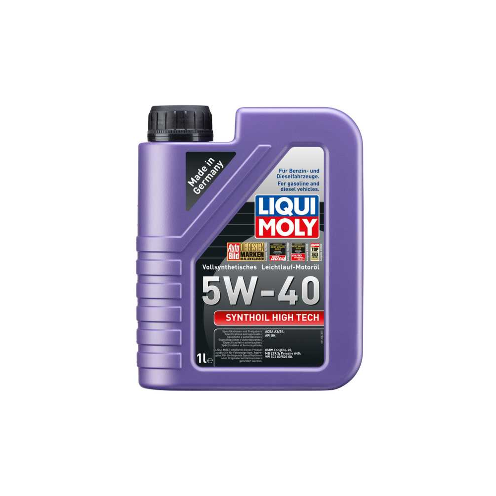 Engine oil LIQUI MOLY SYNTHOIL HIGH TECH 5W40 1L | Oiler