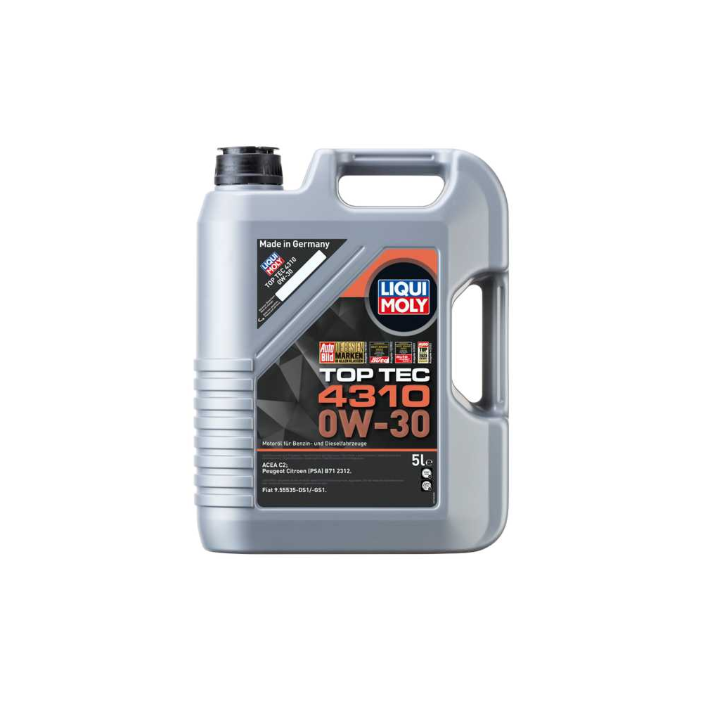 Engine oil LIQUI MOLY TOP TEC 4310 0W30 5L | Oiler