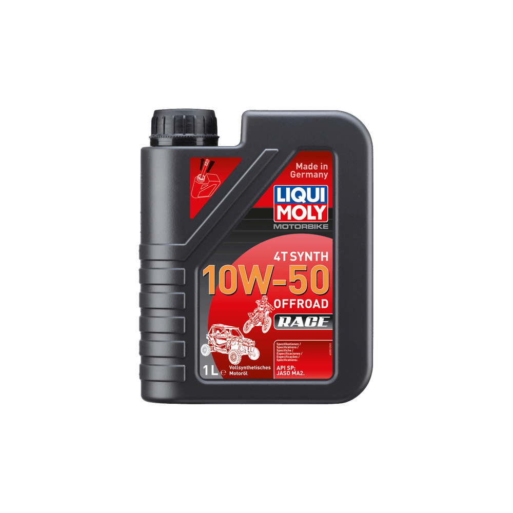 Engine oil LIQUI MOLY MOTORBIKE 4T SYNTH OFFROAD RACE 10W50 1L | Oiler
