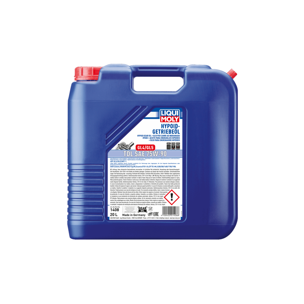 Transmission oil LIQUI MOLY LIQUI MOLY 1408 75W90 TS 20L | OILER