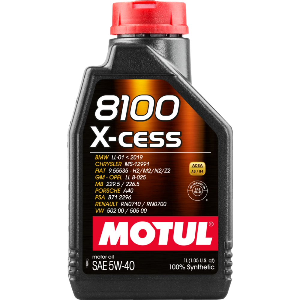 Engine oil MOTUL 8100 X-CESS 5W40 1L | Oiler