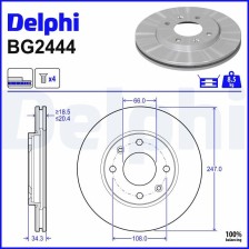 Brake Disc DELPHI BG2444