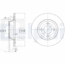 Brake Disc DELPHI BG2783