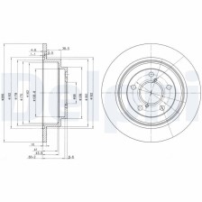 Brake Disc DELPHI BG2826