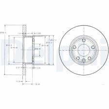Brake Disc DELPHI BG2898