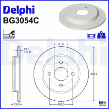 Brake Disc DELPHI BG3054C