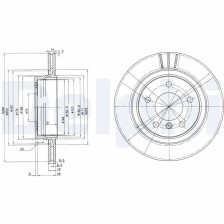 Brake Disc DELPHI BG3530C