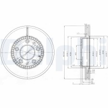 Brake Disc DELPHI BG3724