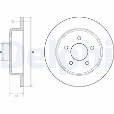 Brake Disc DELPHI BG3739
