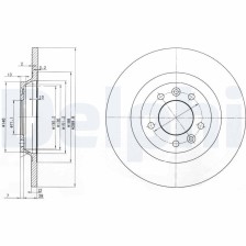 Brake Disc DELPHI BG3836
