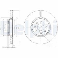 Brake Disc DELPHI BG3929
