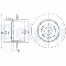 Brake Disc DELPHI BG3979