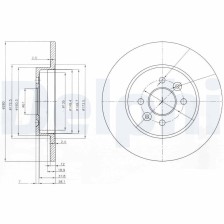 Brake Disc DELPHI BG3992