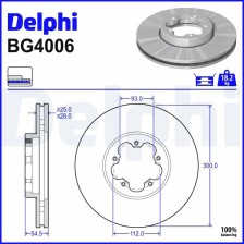 Brake Disc DELPHI BG4006