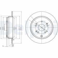 Brake Disc DELPHI BG4064C