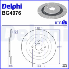 Brake Disc DELPHI BG4076
