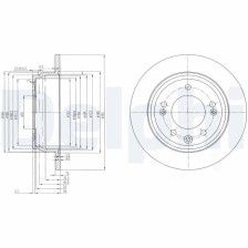 Brake Disc DELPHI BG4082C