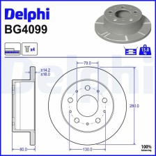 Brake Disc DELPHI BG4099