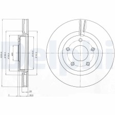 Brake Disc DELPHI BG4109C