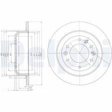 Brake Disc DELPHI BG4138