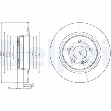 Brake Disc DELPHI BG4153C