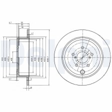 Brake Disc DELPHI BG4158
