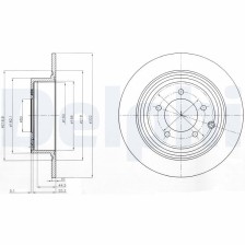 Brake Disc DELPHI BG4169