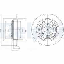 Brake Disc DELPHI BG4196C