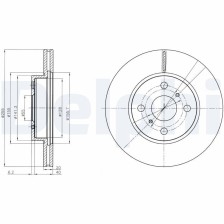 Brake Disc DELPHI BG4274