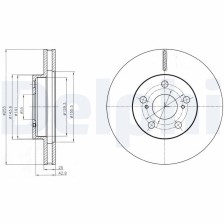 Brake Disc DELPHI BG4290