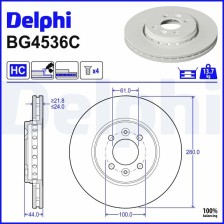 Brake Disc DELPHI BG4536C