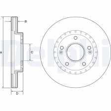 Brake Disc DELPHI BG4565C
