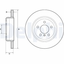 Brake Disc DELPHI BG4664C