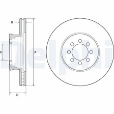 Brake Disc DELPHI BG4679C