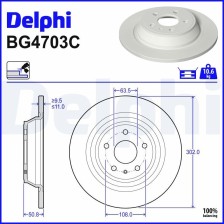 Brake Disc DELPHI BG4703C