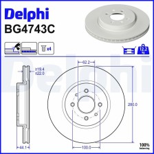 Brake Disc DELPHI BG4743C