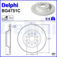 Brake Disc DELPHI BG4751C