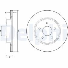 Brake Disc DELPHI BG4779C