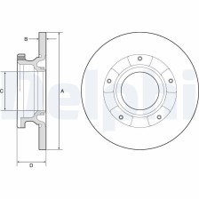 Brake Disc DELPHI BG4784C