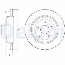 Brake Disc DELPHI BG4802C