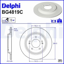 Brake Disc DELPHI BG4819C