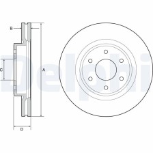 Brake Disc DELPHI BG4941