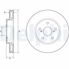 Brake Disc DELPHI BG4952C