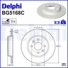 Brake Disc DELPHI BG5168C