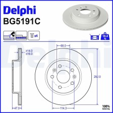 Brake Disc DELPHI BG5191C