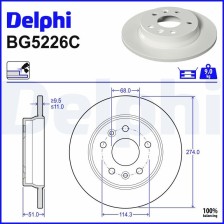 Brake Disc DELPHI BG5226C