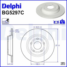Brake Disc DELPHI BG5297C