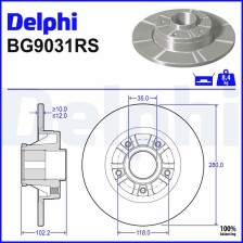 Brake Disc DELPHI BG9031RS