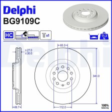 Brake Disc DELPHI BG9109C