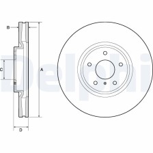 Brake Disc DELPHI BG9152